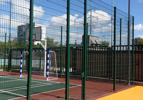 2Д забор для футбольной площадки в Зеленодольске