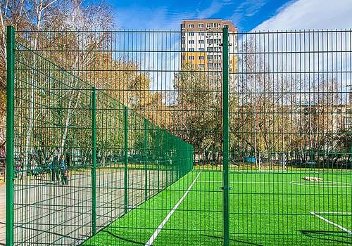 2Д забор для футбольной площадки в Зеленодольске