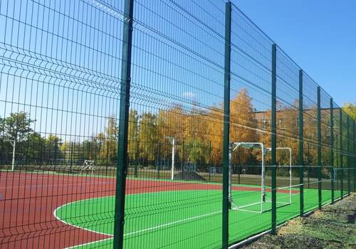 3Д забор для футбольной площадки в Зеленодольске